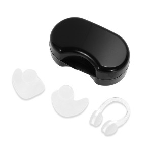 Unique Bargains Waterproof Ear Plugs Nose Clip 1 Set - 1 of 4
