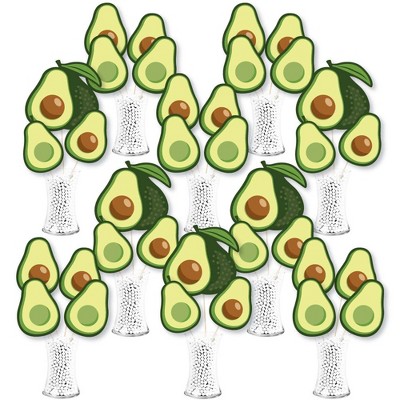 Big Dot of Happiness Hello Avocado - Fiesta Party Centerpiece Sticks - Showstopper Table Toppers - 35 Pieces