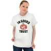 Funny In Gourd We Trust Pumpkin Pun Graphic T Shirt Men or Women Brisco Brands - 3 of 4