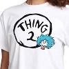 Women's - Dr. Seuss - Thing Two Cropped Graphic T-Shirt - 2 of 4