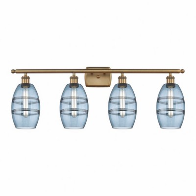Vaz - 4 Light Bath Vanity In Industrial Style-9.13 Inches Tall and 35.88 Inches Wide