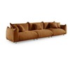 MINIMORE Modern Style 124.5"W Modular Chris 4Seater Sofa - 2 of 4