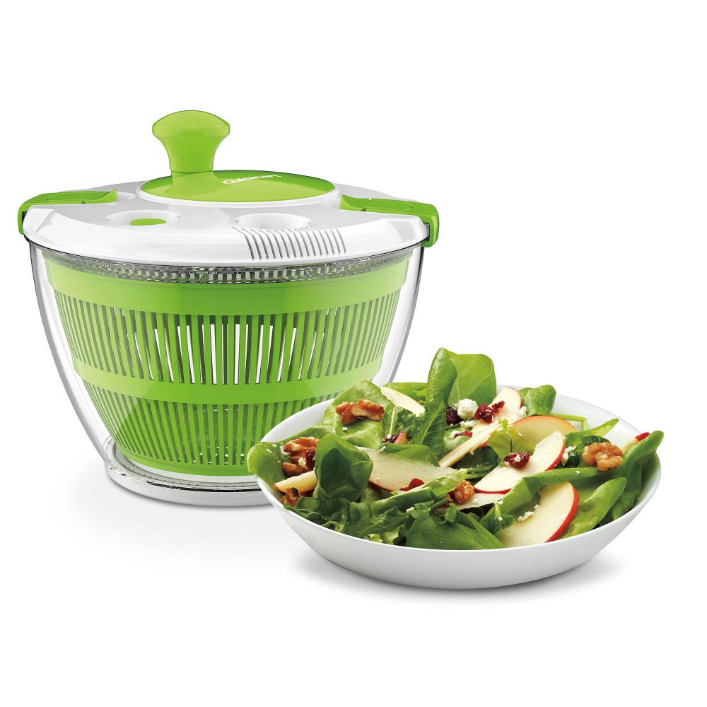 Cuisinart Green and White 5qt Salad Spinner