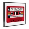 Stupell Industries With The Right Music Vintage Cassette Framed Giclee Art, Black, 14" x 11" - 2 of 4