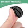 Unique Bargains Silicone Durable Waterproof Shock Absorption Mechanical Fasteners Black - 4 of 4