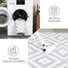 8x10 Area Rugs for Living Room, Checkered Non-Slip Washable Rugs, Neutral Classic Geometric Large Area Rug for Bedroom, Carpet for Dining Room - 4 of 4