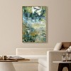Art Remedy Green Moss Monet Garden Green Abstract Wall Art Framed - 2 of 4