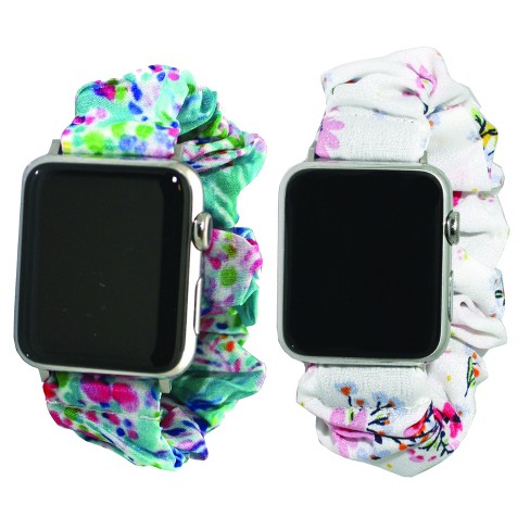Olivia Pratt Printed Elastic Strap Apple Watch Band - Black Green Stripe,  Tan Leopard, 42mm : Target