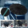 Unique Bargains Automatic Umbrella with Wooden Handle - 3 of 4