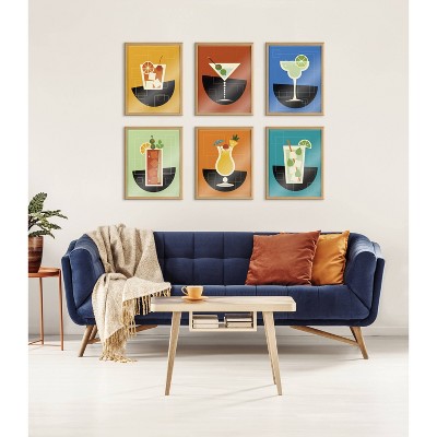 16" x 20" Blake Mojito by Amber Leaders Designs Framed Printed Glass - Kate & Laurel All Things Decor