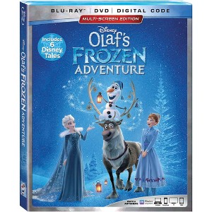 Olaf's Frozen Adventure Plus 6 Disney Tales (Blu-ray + DVD + Digital) - 1 of 1