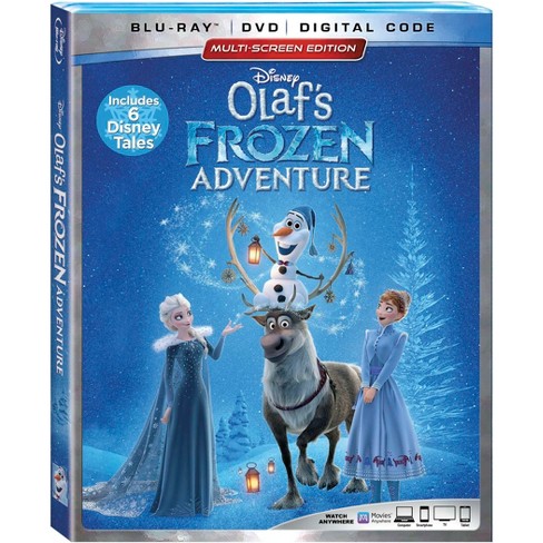 Olaf s Frozen Adventure Plus 6 Disney Tales blu ray Dvd