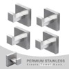 WOWOW Stainless Steel Single J-Hook Robe/Towel Hook - 4 of 4