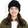 Anna-Kaci Women's Satin-Lined Knit Beanie for Hair Protection and Moisture Retention in a Cozy Slouch Design - 2 of 4