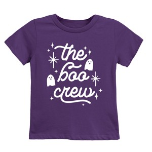 The Boo Crew Ghosts - Youth Short Sleeve Graphic T-Shirt and Toddler Short Sleeve Graphic T-Shirt - 1 of 3