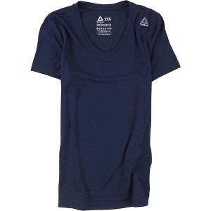 Reebok Womens Supremium Speedwick Solid Basic T-Shirt, Blue, XX-Small - 1 of 2