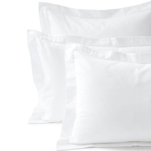 Lands' End Comfy Super Soft Cotton Flannel Pillow Sham - 5oz - 1 of 3