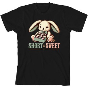 Short N Sweet Boy's Crew Neck Short Sleeve Tee - 1 of 2