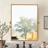 PexFix Iron Metal Frame Windowpane Wall Mirror Farmhouse Rustic Elegant Decor for Living Room Bedroom Bathroom Entryway - 3 of 4