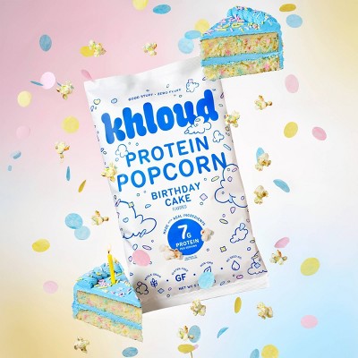 Khloud Birthday Cake Protein Popcorn - 5oz