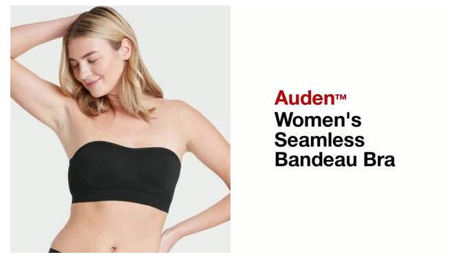 Women's Seamless Bandeau Bra - Auden™, 2 of 6, play video
