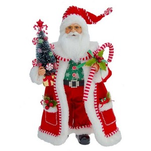17.0 Inch Kringle Klaus Candy Santa Christmas Santa Tree Santa Figurines - 1 of 3