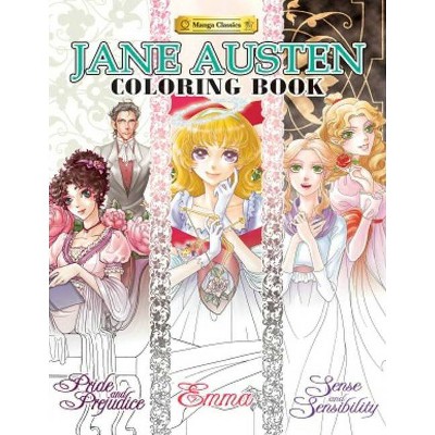 Jane Austen Coloring Book - (Manga Classics) (Paperback)