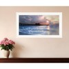 HomeRoots Rest of My Sunsets White Framed Print Wall Art - 2 of 4