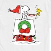 Men's - Peanuts - Snoopy & Woodstock House Sleigh Short Sleeve Graphic T-Shirt - 2 of 4