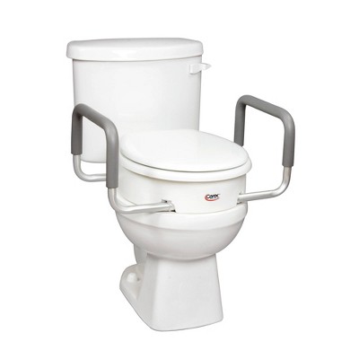 Carex Toilet Seat Elevator with Arms - Elongated
