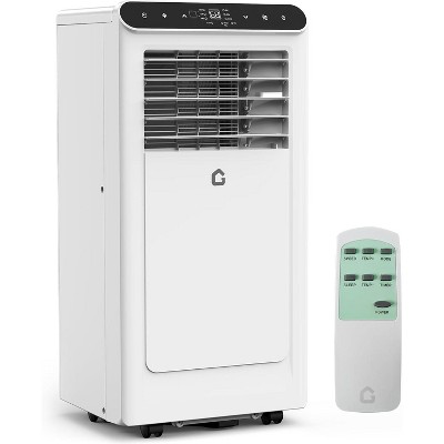 10,000 BTU, Heat Mode, Built-In Dehumidifier & Fan, 24H Timer, Remote Control, Cools Rooms Up to 450 Sq.Ft, Perfect for Bedrooms