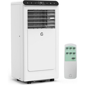 10,000 BTU, Heat Mode, Built-In Dehumidifier & Fan, 24H Timer, Remote Control, Cools Rooms Up to 450 Sq.Ft, Perfect for Bedrooms - 1 of 4