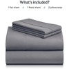 LuxClub 4-5 PC Silky Soft Cooling Deep Pocket Performance Sheet Set - 3 of 4