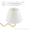 Modway Wave Squiggle 4-Light Pendant Light – Brass Modern Ceiling Fixture with Curved Arms and Artistic Mid-Century Style - 3 of 4