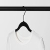 100pk Combo Pack Suit/shirt Flocked Hangers - Brightroom™ : Target