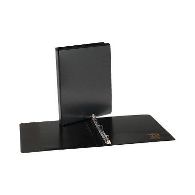 Simply Economy 1 3-Ring View Binder, Black - (Loose-Leaf)