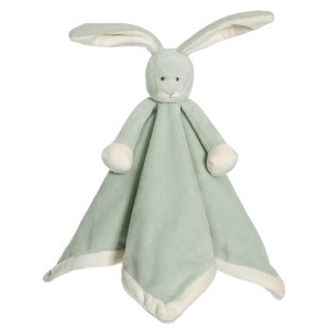 TriAction Toys Teddykompaniet Plush Baby Blanket | Sage Bunny - 1 of 4