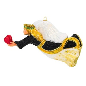 Glitter Lab 3.5 Inch Jacquard Flying Angel Christmas Tree Ornament , Christmas Decor Christmas  Holiday Celestial (1PC) - 1 of 4