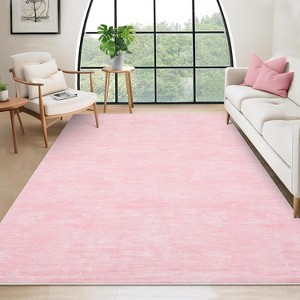 Coucheta Non-Slip Runner Rug,Machine Washable Low Pile Area Rug with Non-Shedding, for Hallway Kitchen Bathroom,Multi-Color & Size - 1 of 4