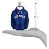 Old World Christmas Blown Glass Ornament for Christmas Tree, Air Force Hoodie - 3 of 3