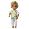 Doll Clothes Superstore Jungle Scrubs Fit 15-16 Inch Baby And Cabbage Patch Kid Dolls - 2 of 4