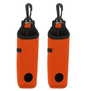 Unique Bargains Neoprene Waist-Mounted Lightweight Golf Ball Carry Bags 2 Pcs - 1 of 4