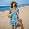 Women's Parrot and Palm Bright Tropical Mini Dress - Cupshe - 2 of 4
