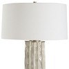 Uttermost Parilli Table Lamp-Taupe Gray Glaze with Off-White Linen Shade - 4 of 4