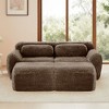 80'' Convertible Sectional Sofas with Chaise, Ottoman, 32D High-Density Sponge, and Anti-Slip Bottom Design - 2 of 4
