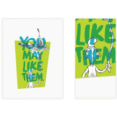 Sam I Am You May Like Them Dr. Seuss Dish Towels