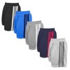 Men's 5 Pack Ultra Mesh Lightweight Shorts | Moisture-Wicking, Breathable, & Comfortable Activewear - 2 of 4