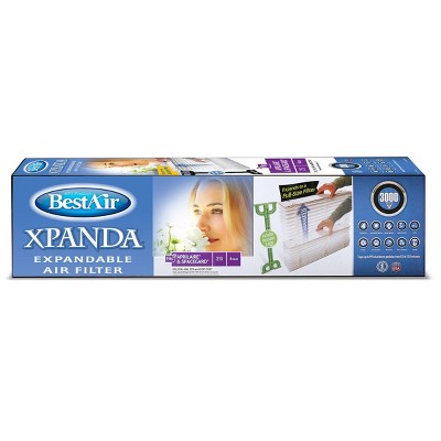 BestAir 25" x 20" Electrostatic Pleated Furnace Filter MERV 13