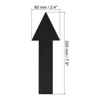 Unique Bargains Directional Sign PVC Adhesive Removable Small Arrow Sticker 4 Sheet - 2 of 4