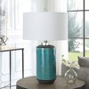 Uttermost 30151-1 Maui Aqua Blue Ceramic Table Lamp - 3 of 4